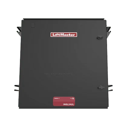 LiftMaster INSL24UL industrial slide-gate operator, front view